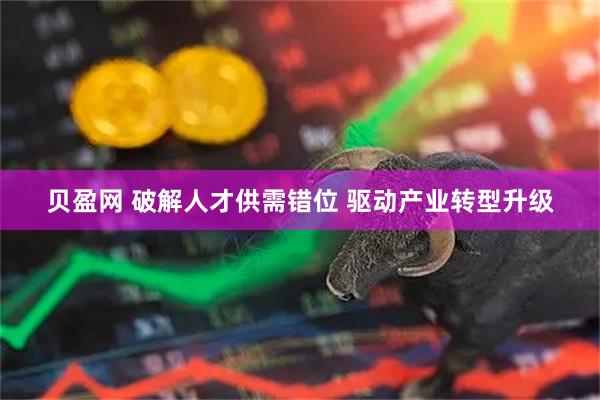 贝盈网 破解人才供需错位 驱动产业转型升级