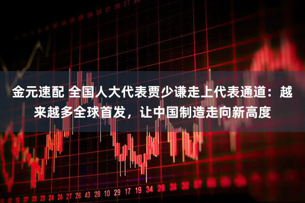 金元速配 全国人大代表贾少谦走上代表通道：越来越多全球首发，让中国制造走向新高度