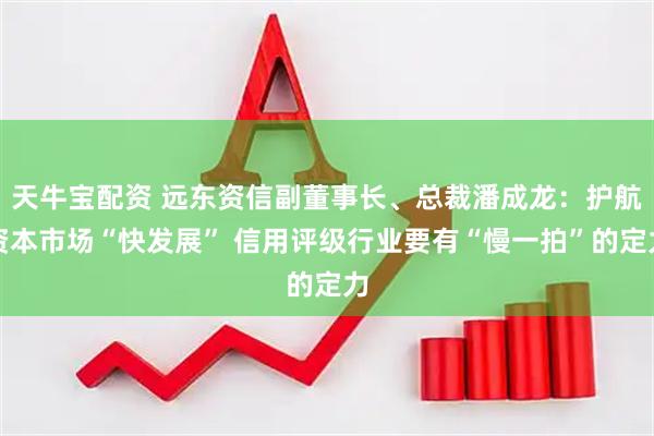 天牛宝配资 远东资信副董事长、总裁潘成龙:护航资本市场“快发展” 信用评级行业要有“慢一拍”的定力