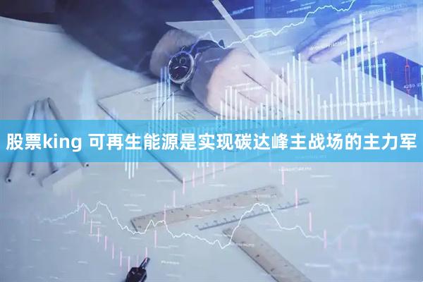 股票king 可再生能源是实现碳达峰主战场的主力军
