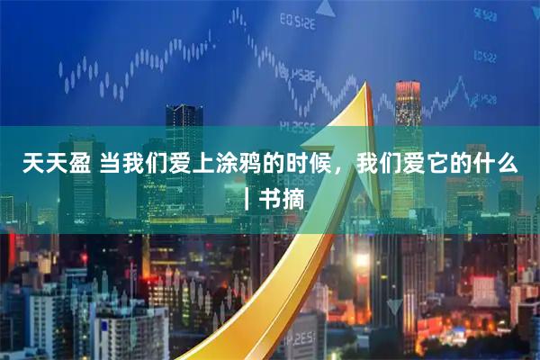 天天盈 当我们爱上涂鸦的时候，我们爱它的什么｜书摘