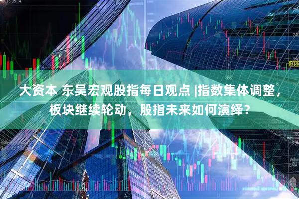 大资本 东吴宏观股指每日观点 |指数集体调整，板块继续轮动，股指未来如何演绎？