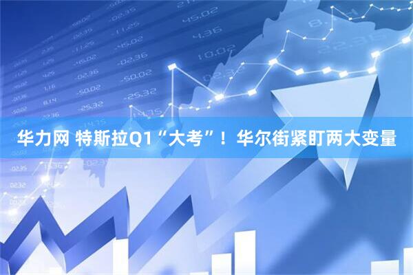 华力网 特斯拉Q1“大考”!华尔街紧盯两大变量