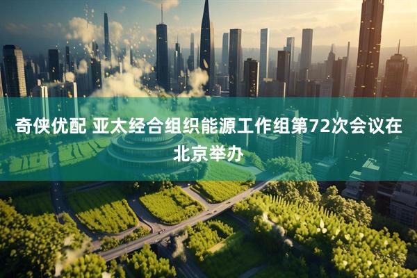 奇侠优配 亚太经合组织能源工作组第72次会议在北京举办